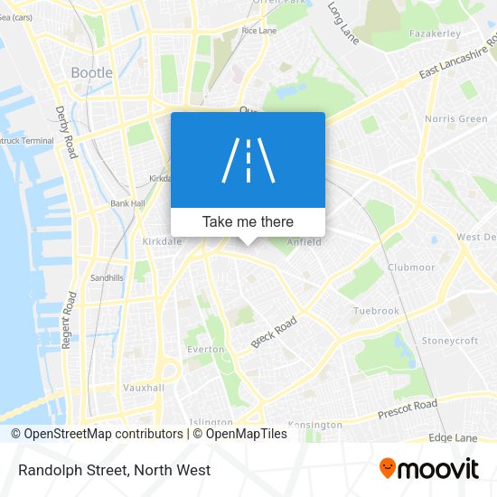 Randolph Street map