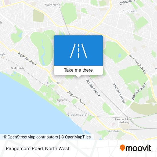 Rangemore Road map