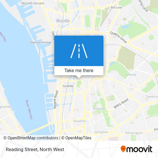 Reading Street map