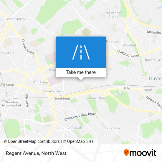 Regent Avenue map