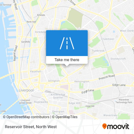 Reservoir Street map