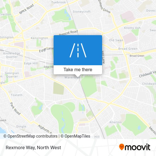Rexmore Way map
