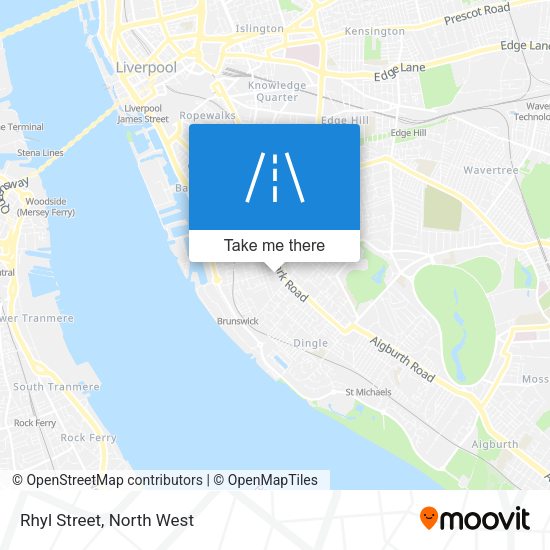 Rhyl Street map
