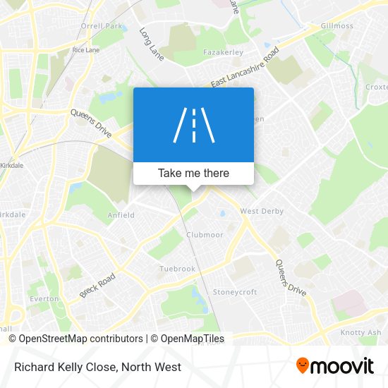 Richard Kelly Close map
