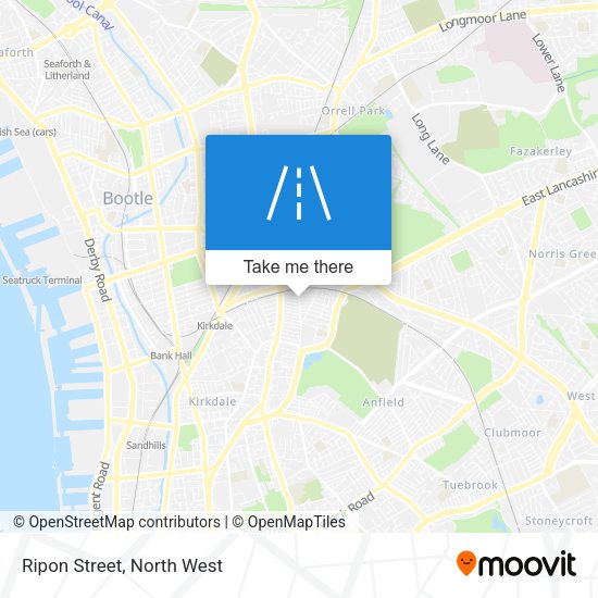 Ripon Street map