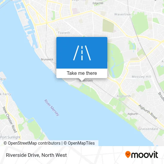 Riverside Drive map