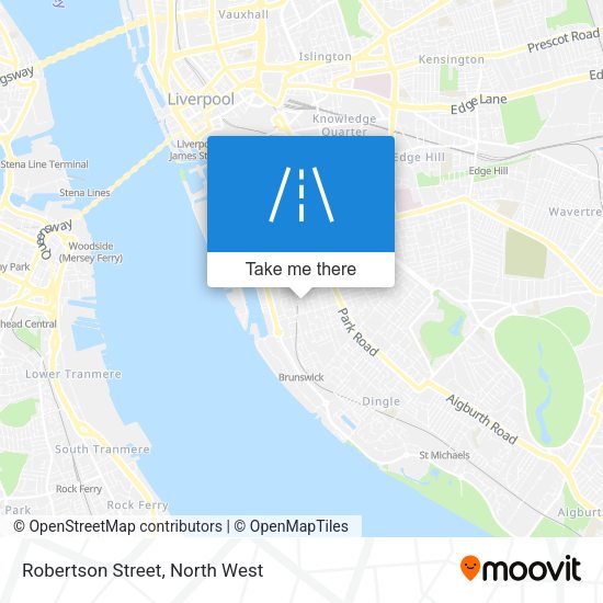 Robertson Street map