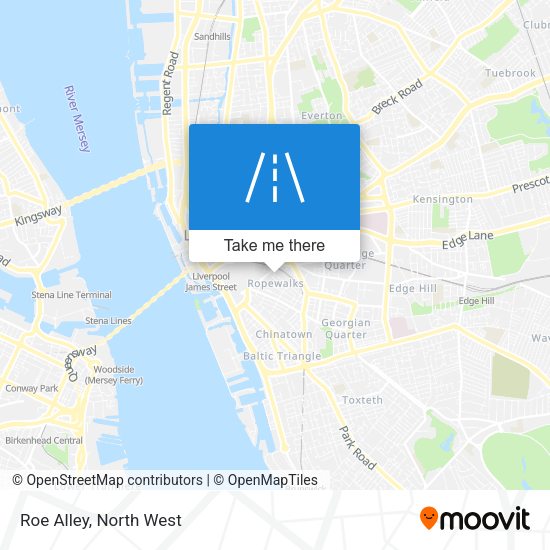Roe Alley map