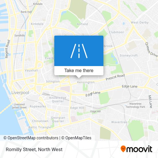 Romilly Street map