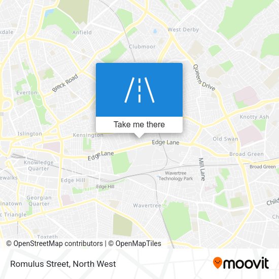 Romulus Street map
