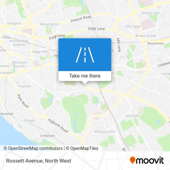 Rossett Avenue map