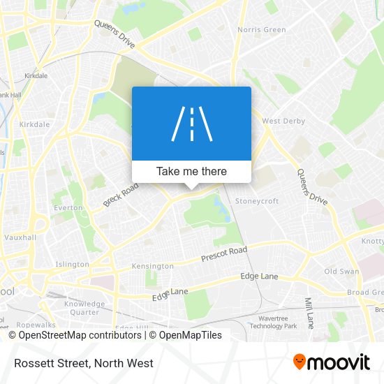 Rossett Street map