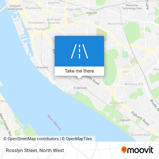 Rosslyn Street map