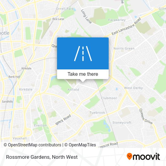 Rossmore Gardens map
