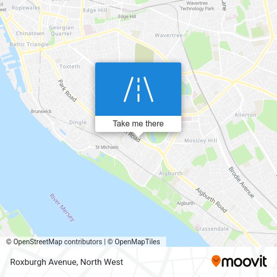 Roxburgh Avenue map