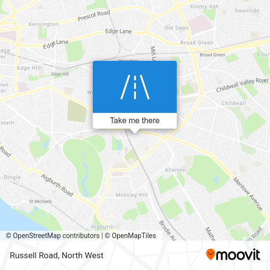 Russell Road map