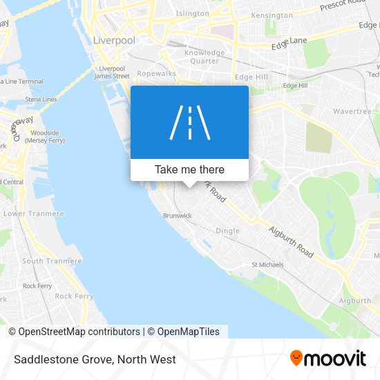 Saddlestone Grove map