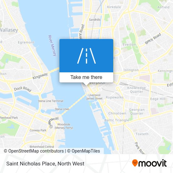 Saint Nicholas Place map