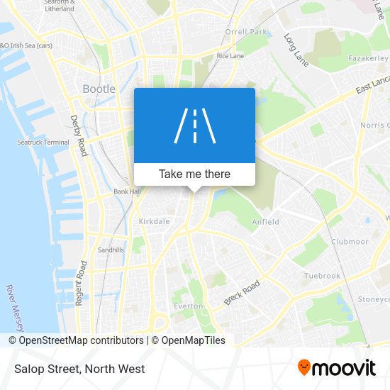Salop Street map