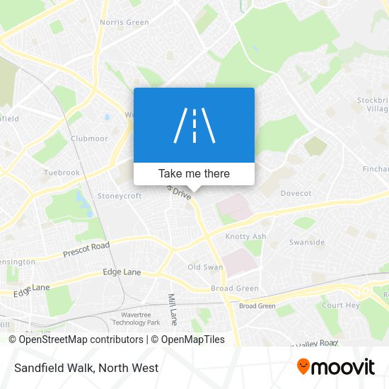 Sandfield Walk map