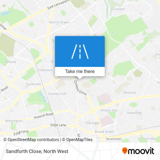 Sandforth Close map