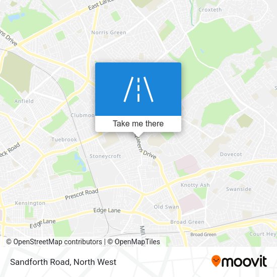 Sandforth Road map
