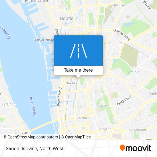Sandhills Lane map