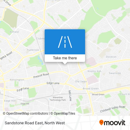 Sandstone Road East map