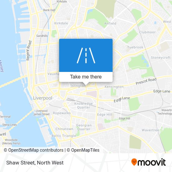 Shaw Street map