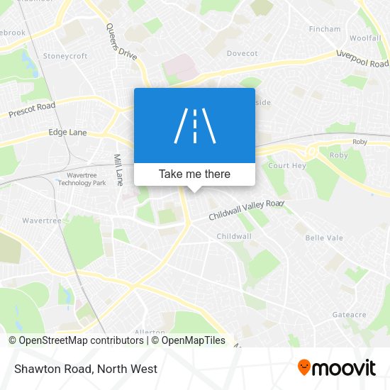 Shawton Road map