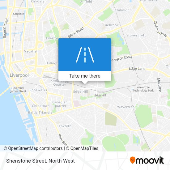 Shenstone Street map
