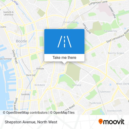 Shepston Avenue map