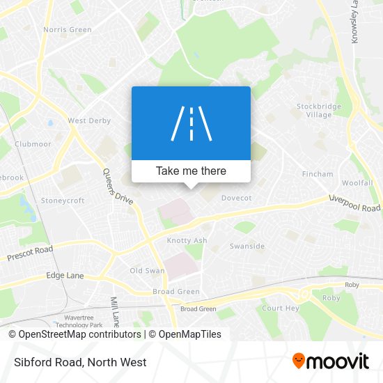 Sibford Road map