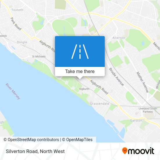 Silverton Road map