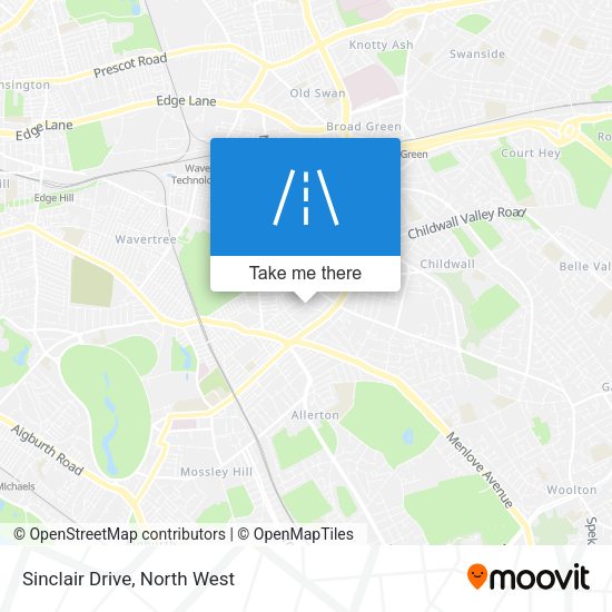 Sinclair Drive map