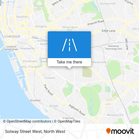Solway Street West map