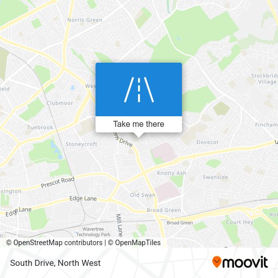 South Drive map