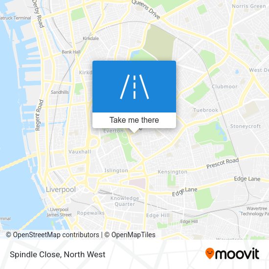 Spindle Close map