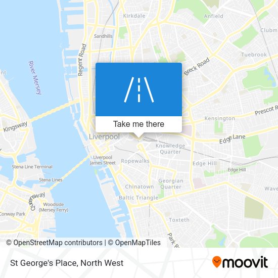 St George's Place map