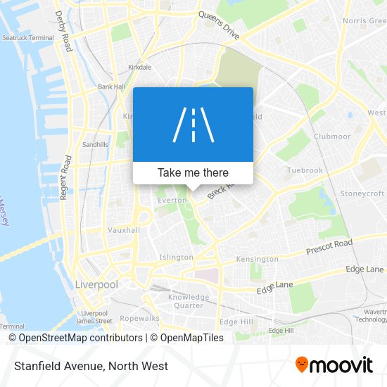Stanfield Avenue map