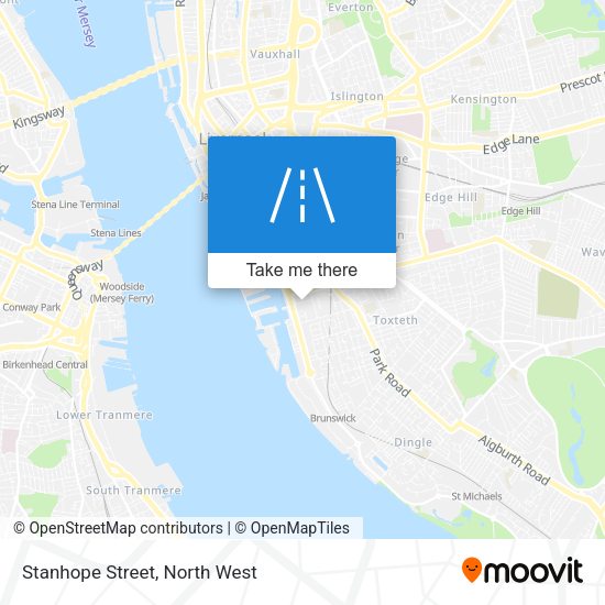 Stanhope Street map