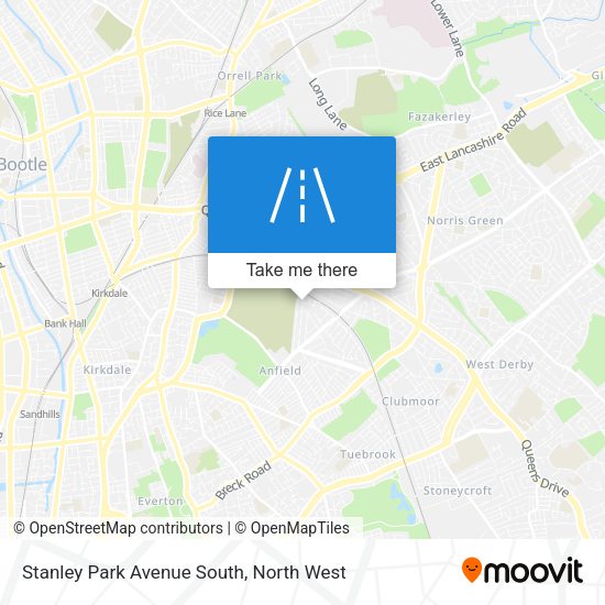 Stanley Park Avenue South map