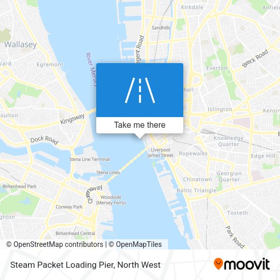 Steam Packet Loading Pier map