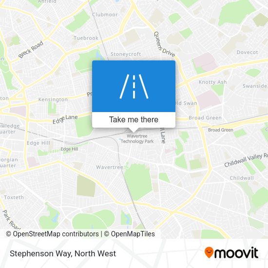 Stephenson Way map