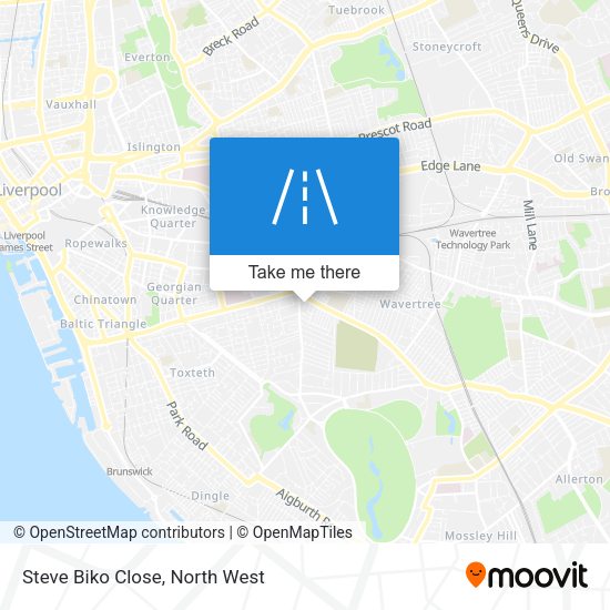 Steve Biko Close map