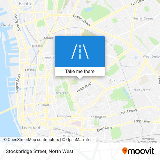 Stockbridge Street map