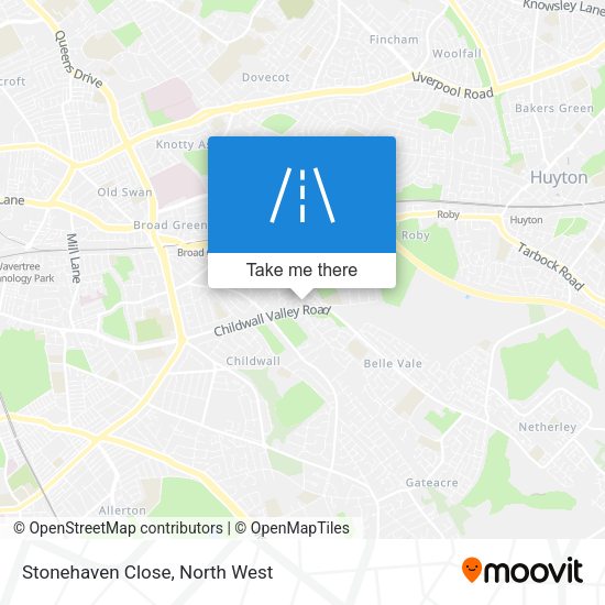 Stonehaven Close map