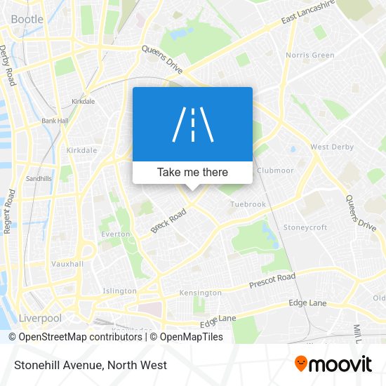 Stonehill Avenue map