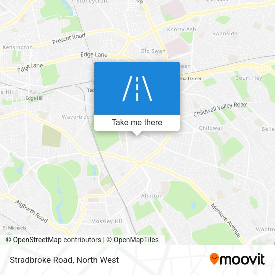 Stradbroke Road map