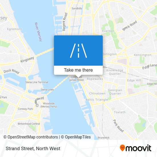 Strand Street map
